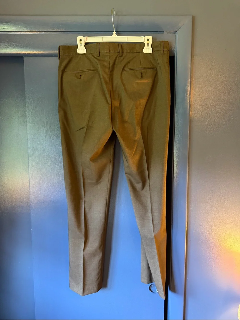 J. Crew Thompson Dress Pants Slim Fit, Brown, 33x32, only worn once